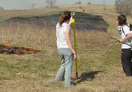 Botany members viewing their handiwork
